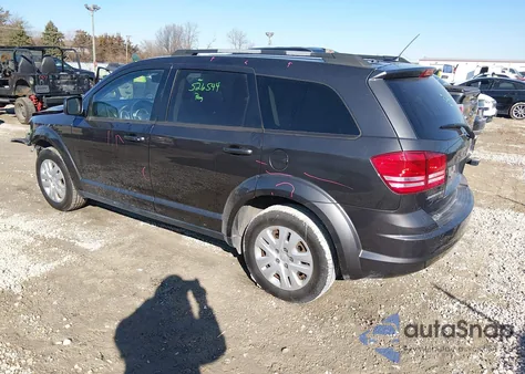 2017 Dodge Journey Se from USA, damaged, VIN 3C4PDCAB3HT560100